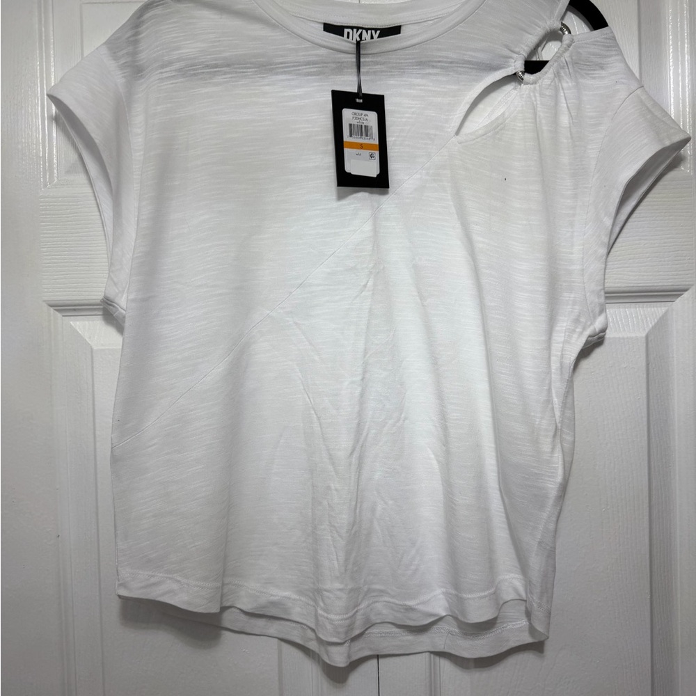 DKNY White Short Sleeve Women's Tee